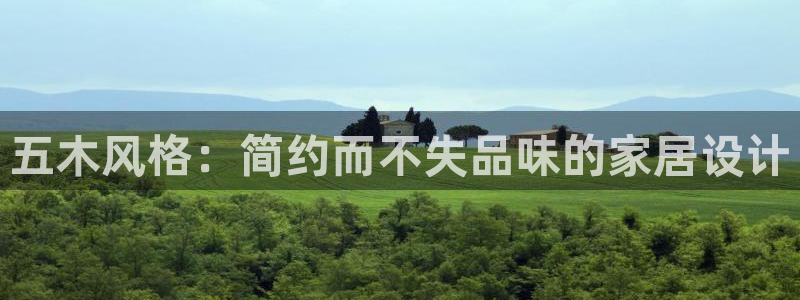 球盟会有没有黑单的人：五木风格：简约而不失品味的家居设计